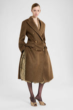 Load image into Gallery viewer, Double-Breasted Double-Face Oversized Coat with Heraldic Buttons
