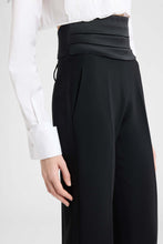 Load image into Gallery viewer, High-waisted smoking trousers in cady
