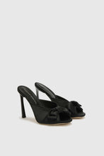 Load image into Gallery viewer, Black Satin Mule
