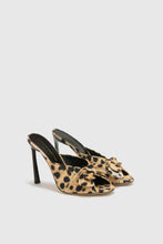 Load image into Gallery viewer, Leopard Print Marocain Mule
