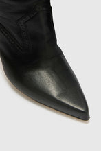 Load image into Gallery viewer, High Leather Boots with Couture Lace Detail
