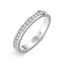 Load image into Gallery viewer, L'Arc Détail Ring PM, 18k White Gold with Brilliant Diamonds - DAVIDOR
