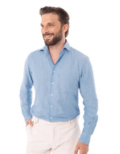 Load image into Gallery viewer, DENIM LIKE ONE PIECE COLLAR SHIRT
