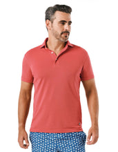 Load image into Gallery viewer, SUPIMA GARMENT DYED PIQUE POLO BERRY

