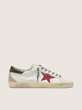 Load image into Gallery viewer, Super-Star Leather Upper Suede Star and Spur Shiny Leather Heel
