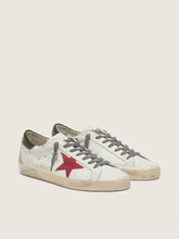 Load image into Gallery viewer, Super-Star Leather Upper Suede Star and Spur Shiny Leather Heel

