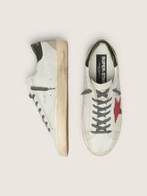 Load image into Gallery viewer, Super-Star Leather Upper Suede Star and Spur Shiny Leather Heel

