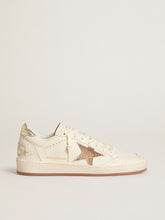 Load image into Gallery viewer, Ball Star Leather Upper Toe Tongue and Spur  Suede Star with Crystals Laminated Heel
