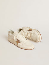 Load image into Gallery viewer, Ball Star Leather Upper Toe Tongue and Spur  Suede Star with Crystals Laminated Heel
