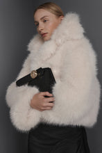 Load image into Gallery viewer, FAUX-FUR JACKET - ALABASTER
