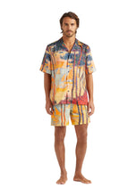 Load image into Gallery viewer, Linen Bowling Shirt Voiles de Pin
