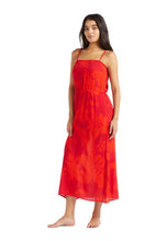 Load image into Gallery viewer, Long Viscose Dress Flower Power
