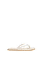 Load image into Gallery viewer, White Lace Flip Flop
