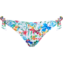 Load image into Gallery viewer, Women Side Tie Bikini Bottom Happy Flowers
