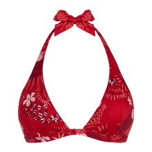 Load image into Gallery viewer, Halter Bikini Top Papel de Embrulho
