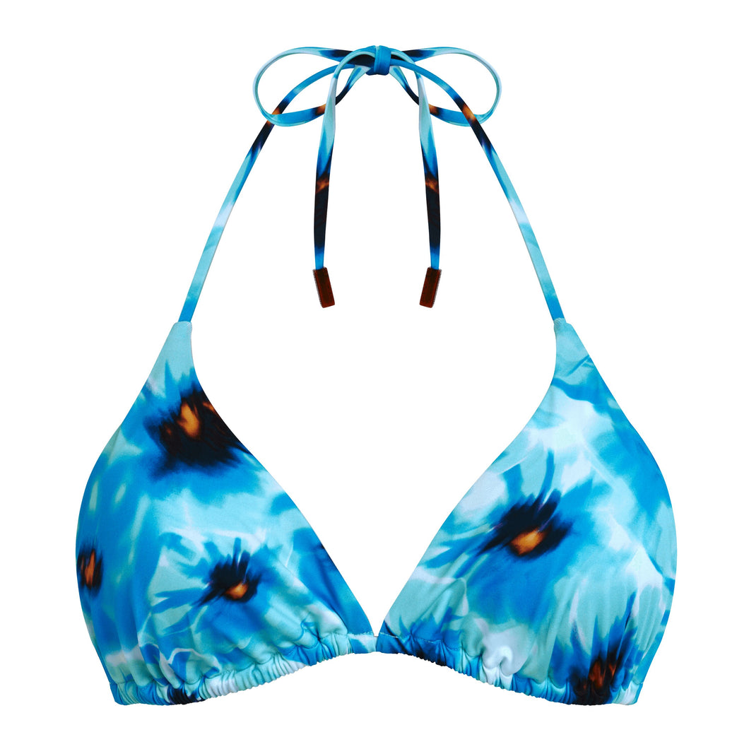 Triangle Bikini Top Poppies