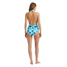 Load image into Gallery viewer, Halter One-piece swimsuit Poppies
