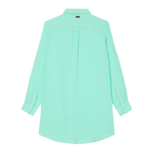 Load image into Gallery viewer, Linen Shirt Dress Solid
