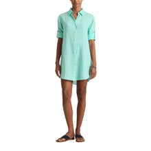 Load image into Gallery viewer, Linen Shirt Dress Solid
