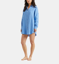 Load image into Gallery viewer, Linen Shirt Dress Solid
