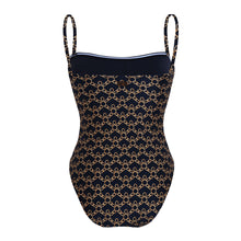 Load image into Gallery viewer, Bustier One-piece swimsuit Turtles Chains
