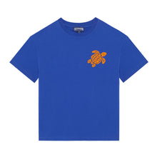Load image into Gallery viewer, Organic Cotton T-shirt Embroidered Turtle
