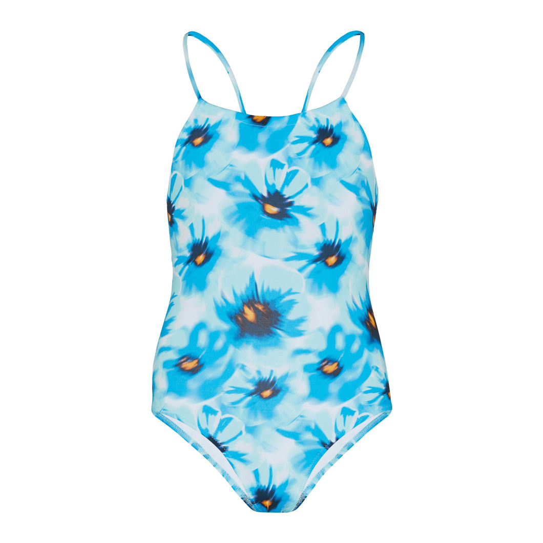 One-piece swimsuit Poppies