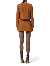 Load image into Gallery viewer, Jacket in suede with vinyl details
