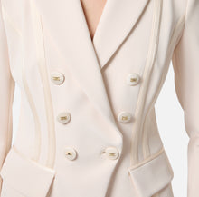Load image into Gallery viewer, Crêpe jacket with satin details
