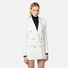 Load image into Gallery viewer, Crêpe jacket with golden buttons
