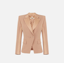 Load image into Gallery viewer, Crêpe jacket with satin lapels
