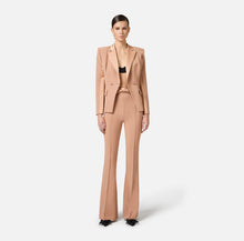 Load image into Gallery viewer, Crêpe jacket with satin lapels
