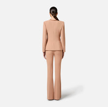 Load image into Gallery viewer, Crêpe jacket with satin lapels

