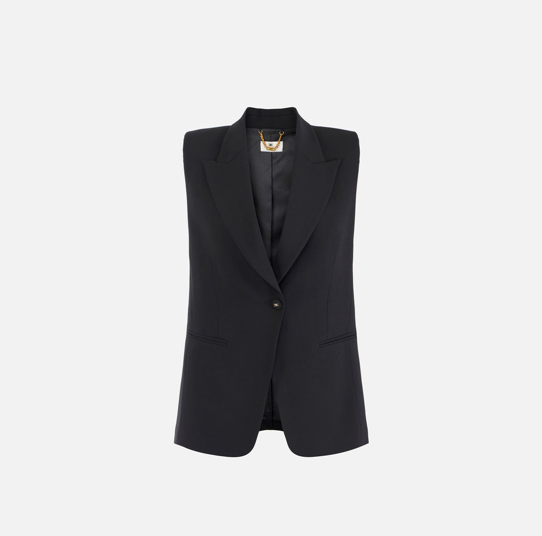 Lightweight cool wool waistcoat
