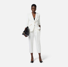 Load image into Gallery viewer, Jacket in lightweight double-layer crêpe fabric with logoed buttons
