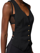 Load image into Gallery viewer, Cotton gabardine waistcoat
