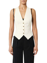 Load image into Gallery viewer, Cotton gabardine waistcoat

