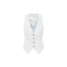 Load image into Gallery viewer, Cotton gabardine waistcoat
