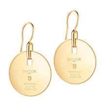 Load image into Gallery viewer, L'Arc de DAVIDOR Pendant Earring GM, 18k Yellow Gold with Satin Finish and Palais Diamonds - DAVIDOR
