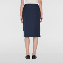Load image into Gallery viewer, Stretch wool pencil skirt
