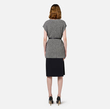 Load image into Gallery viewer, Midi skirt in stretch crêpe fabric with shorts
