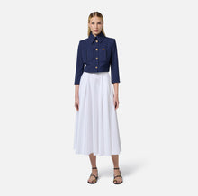 Load image into Gallery viewer, Satin skirt with belt
