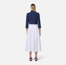 Load image into Gallery viewer, Satin skirt with belt

