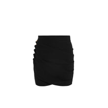 Load image into Gallery viewer, Skirt in lightweight crêpe fabric with jewel buttons
