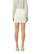 Load image into Gallery viewer, Skirt in lightweight crêpe fabric with jewel buttons
