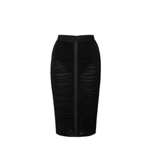 Load image into Gallery viewer, Lightweight jersey skirt with draping
