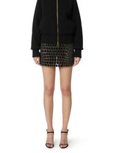 Load image into Gallery viewer, Skirt in tulle fabric with crocodile embroideries
