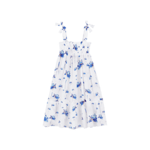 Load image into Gallery viewer, Viscose Shiny Dress Herbier
