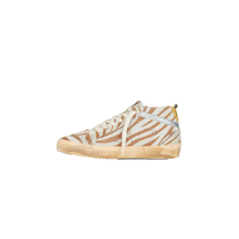 Load image into Gallery viewer, Golden Goose MID star devore zebra horsy upper suede beige/honey women
