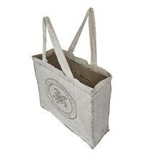 Load image into Gallery viewer, Linen Turtle Tote Bag Mineral Dye
